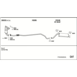 Išmetimo sistema WALKER FIK009263A