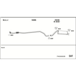 Išmetimo sistema WALKER FIK009263B