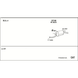 Išmetimo sistema WALKER FIK009310A