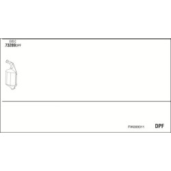 Išmetimo sistema WALKER FIK009311