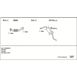 Išmetimo sistema WALKER FIK010205AA