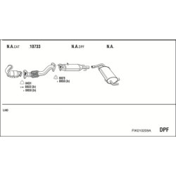 Išmetimo sistema WALKER FIK010209A
