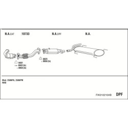 Išmetimo sistema WALKER FIK010210AB