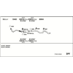 Išmetimo sistema WALKER FIK012052