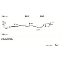Išmetimo sistema WALKER FIK012752A