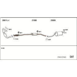 Išmetimo sistema WALKER FIK012752C