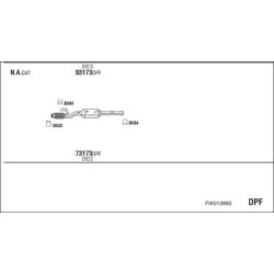 Išmetimo sistema WALKER FIK013960