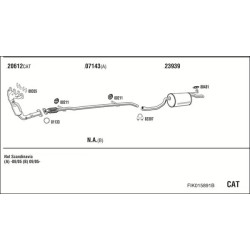 Išmetimo sistema WALKER FIK015891B