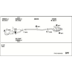 Išmetimo sistema WALKER FIK016894BA