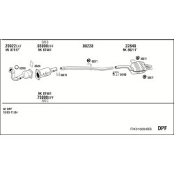 Išmetimo sistema WALKER FIK016894BB