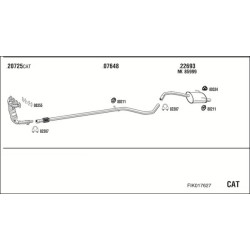 Išmetimo sistema WALKER FIK017627