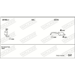 Išmetimo sistema WALKER FIK017640A