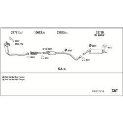 Išmetimo sistema WALKER FIK017910