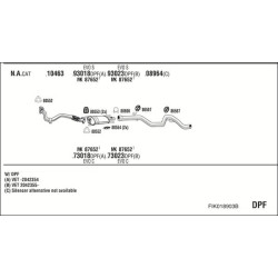 Išmetimo sistema WALKER FIK018903B