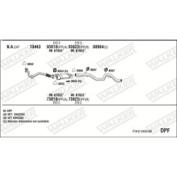 Išmetimo sistema WALKER FIK018904B