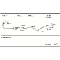 Išmetimo sistema WALKER FIK018906