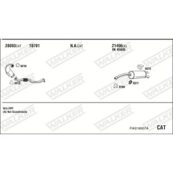 Išmetimo sistema WALKER FIK018907A
