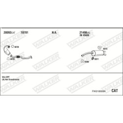 Išmetimo sistema WALKER FIK018908A