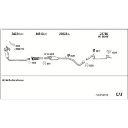 Išmetimo sistema WALKER FIK018910
