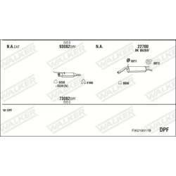 Išmetimo sistema WALKER FIK018911B