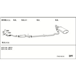 Išmetimo sistema WALKER FIK019516