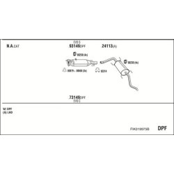 Išmetimo sistema WALKER FIK019975B