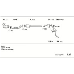 Išmetimo sistema WALKER FIK019977B