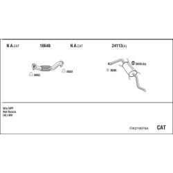 Išmetimo sistema WALKER FIK019978A