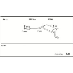 Išmetimo sistema WALKER FIK019979A
