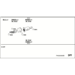 Išmetimo sistema WALKER FIK020083B