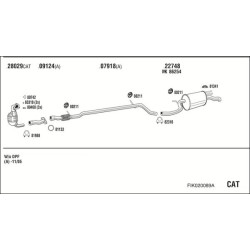 Išmetimo sistema WALKER FIK020089A