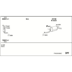 Išmetimo sistema WALKER FIK020089C