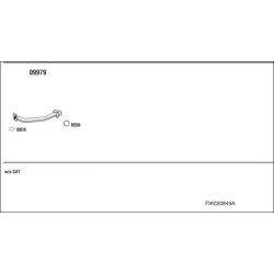 Išmetimo sistema WALKER FIK020849A