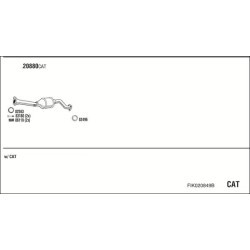 Išmetimo sistema WALKER FIK020849B