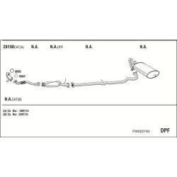 Išmetimo sistema WALKER FIK022740