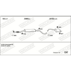 Išmetimo sistema WALKER FIK023176