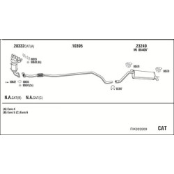Išmetimo sistema WALKER FIK025909