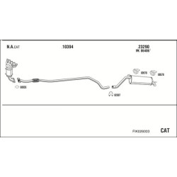 Išmetimo sistema WALKER FIK026003