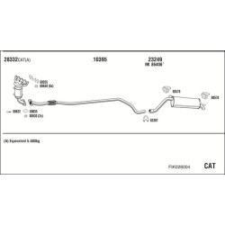 Išmetimo sistema WALKER FIK026004