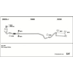 Išmetimo sistema WALKER FIK026491AA