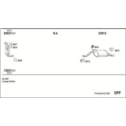Išmetimo sistema WALKER FIK026491BB
