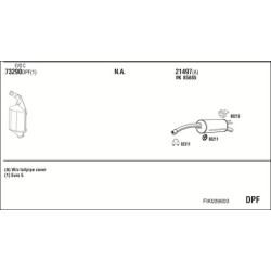 Išmetimo sistema WALKER FIK026603