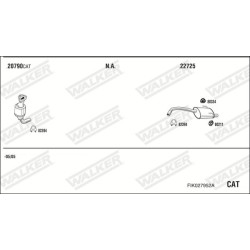 Išmetimo sistema WALKER FIK027952A