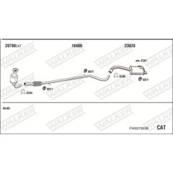 Išmetimo sistema WALKER FIK027952B