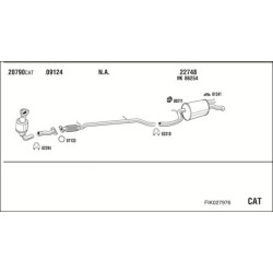 Išmetimo sistema WALKER FIK027976