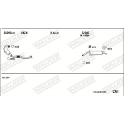 Išmetimo sistema WALKER FIK028830A