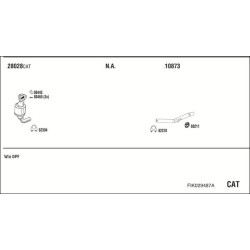 Išmetimo sistema WALKER FIK029487A