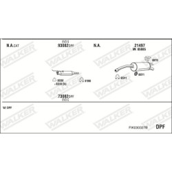 Išmetimo sistema WALKER FIK030327B