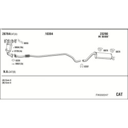 Išmetimo sistema WALKER FIK032247