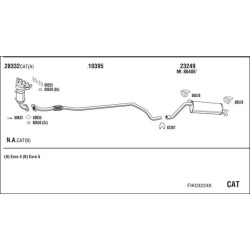 Išmetimo sistema WALKER FIK032248